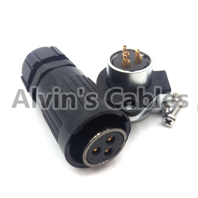 High Performance Industrial Power Connectors , Led Cable Connectors Bayonet Coupling