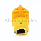 IP65 Ethernet Waterproof RJ45 Connector Plug / Unplug Connecting Mode 1.5A