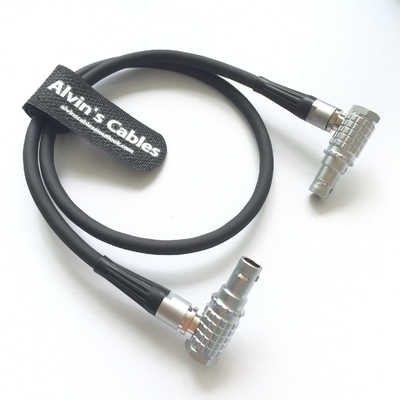 Alvin's Cables Teradek Bond ARRI Alexa Camera Power Cable 2 Pin Male Right Angle to 2 Pin