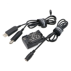 DR-E6 Dummy Battery 1.9m Camera Power Adapter for Canon EOS