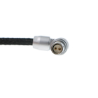 Alvin'S Cables For Red Komodo Rotatable Flexible Power Cable 2-Pin Female To Adjustable Right-Angle 2-Pin Male Cord