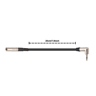 Timecode Cable For Canon R5C DIN 1.0/2.3 To 3.5mm TRS 90 Degree Time Code Cord Compatible With Tentacle Sync