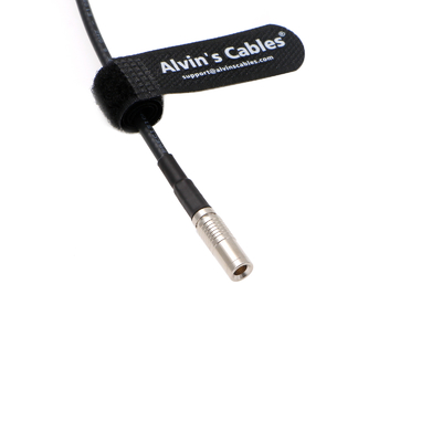 Timecode Cable For Canon R5C DIN 1.0/2.3 To 3.5mm TRS 90 Degree Time Code Cord Compatible With Tentacle Sync