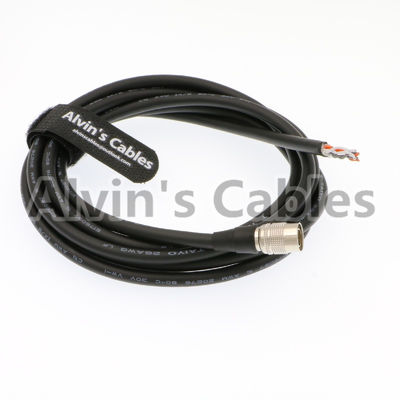 Conector de Pin original flexível de Hirose 8 do conjunto de cabo do RCP  RJ45 Cat6 M12 de Sony