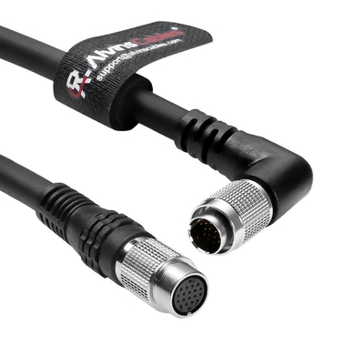 Cabos de Alvin Keyence CB-B05LU Cabo de extensão com conector em forma de L 0,5m 1,6 pés, ângulo direito 20 pines macho para fêmea Sensor cabeça para cabo de controle para Keyence LJ-X8000 LJ-V7000 XG-X série
